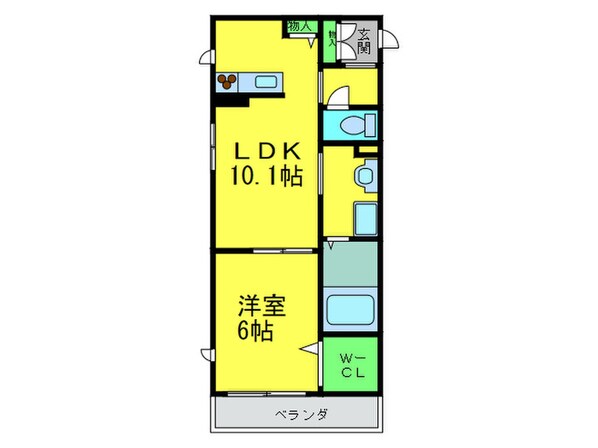 シャーメゾン市之町の物件間取画像